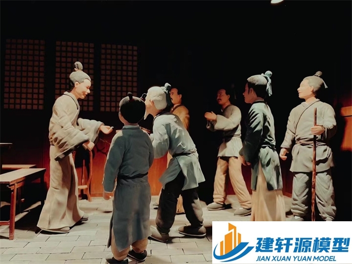 荆州喻侃压粮饷军场景